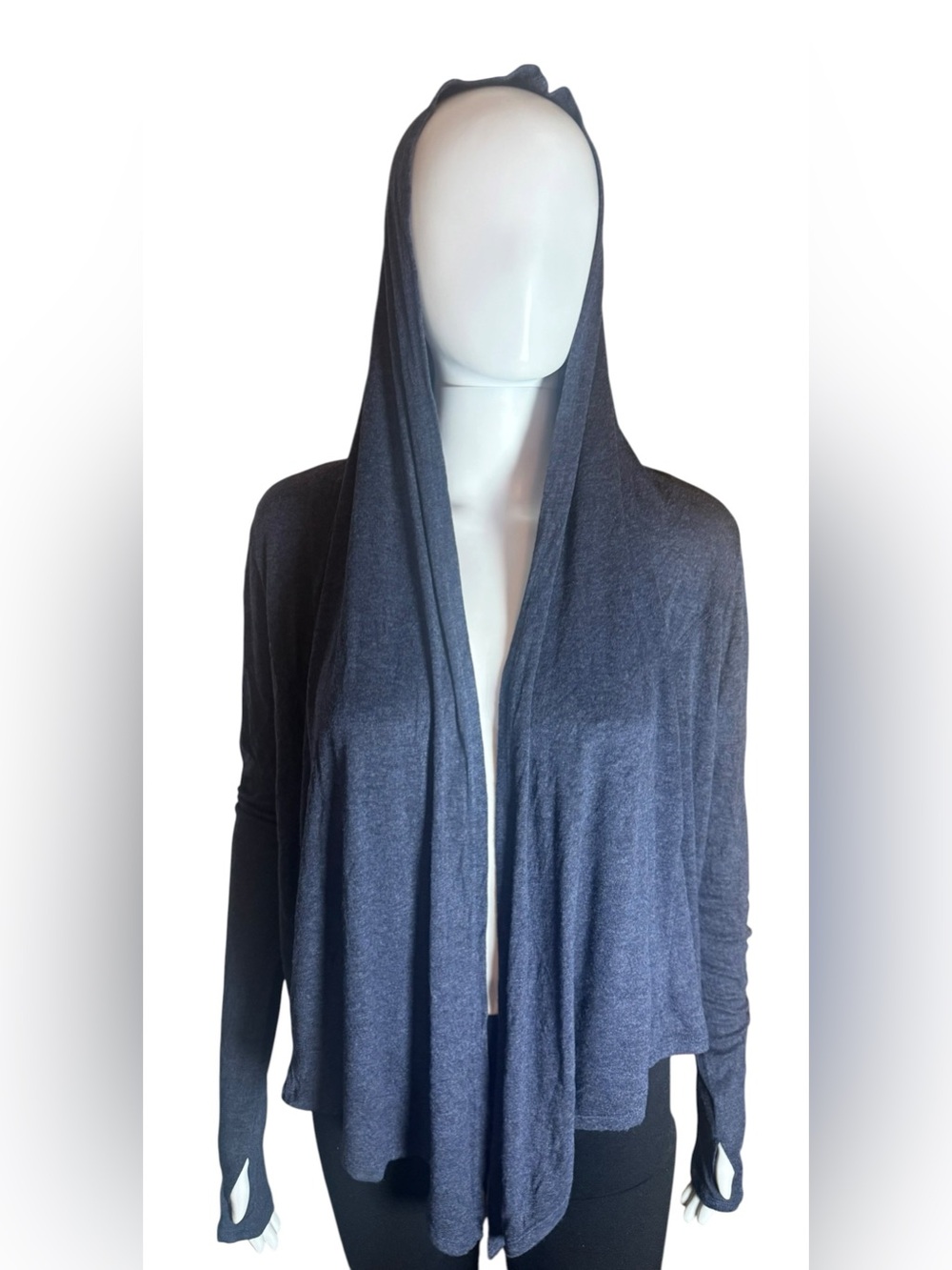 CAbi Dreamy Draper Cardigan Blue Thumbholes Style 869 XS